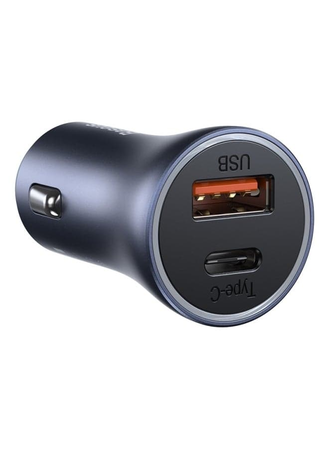 Fast Car Charger Adapter 40W Dual USB Quick Charge QC 3.0 and PD Fast Charging Car Plug for iPhone 15 Pro Max/15 Pro/15 Plus/14/13 Pro Max/12/11, iPad Pro/mini 6,Samsung S23/S22, Huawei Mate20,Etc Dark Grey