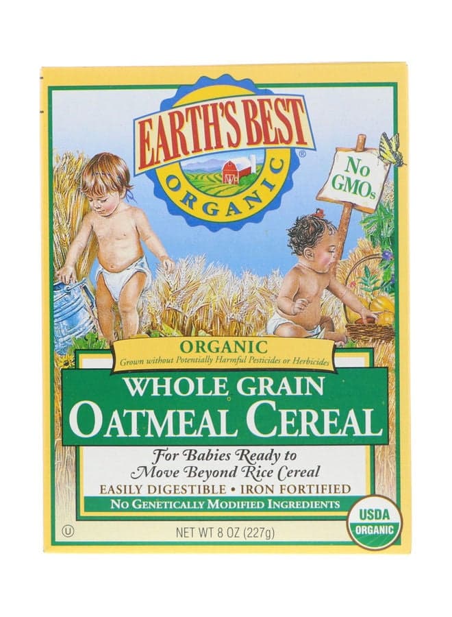 Organic Whole Grain Oatmeal Cereal 227grams