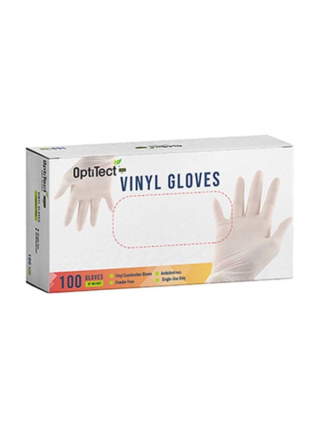 100-Piece Powder-Free Vinyl Gloves Large