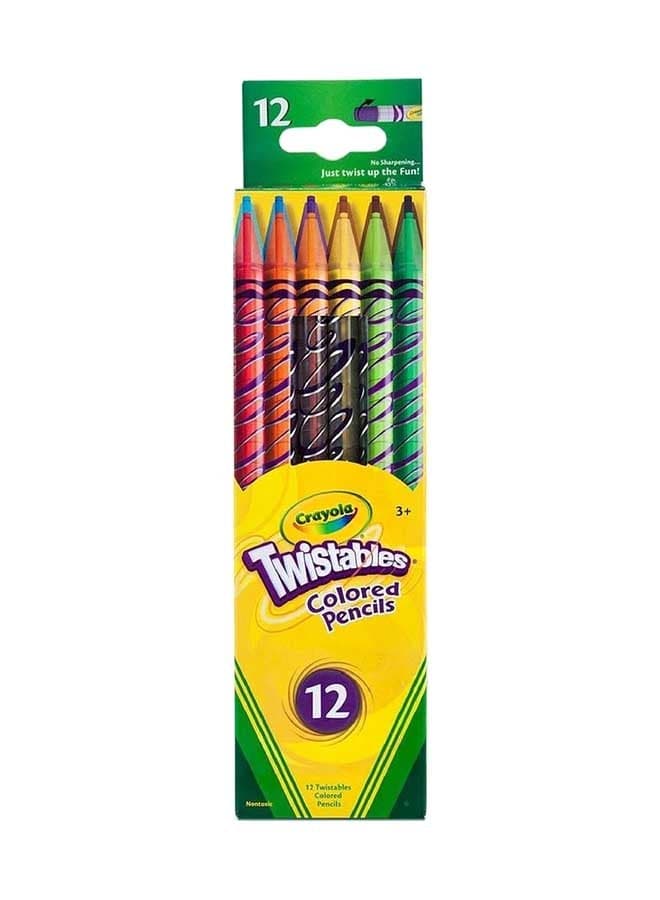 12-piece Twistables Colored Pencils