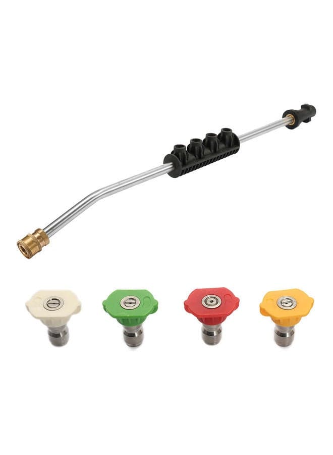 High Pressure Car Wash Jet Lance For Karcher K Series With 4 Nozzle Tips Multicolour
