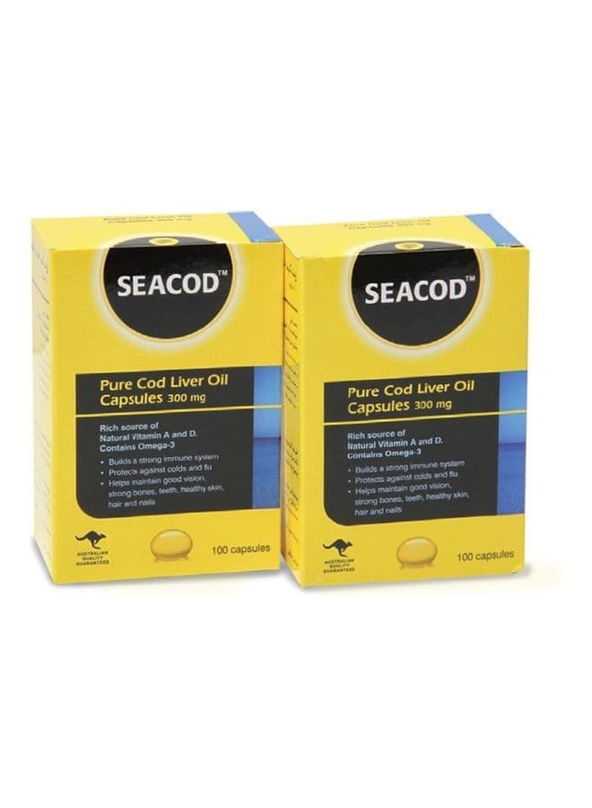 200-Piece Pure Cod Liver Oil Capsules