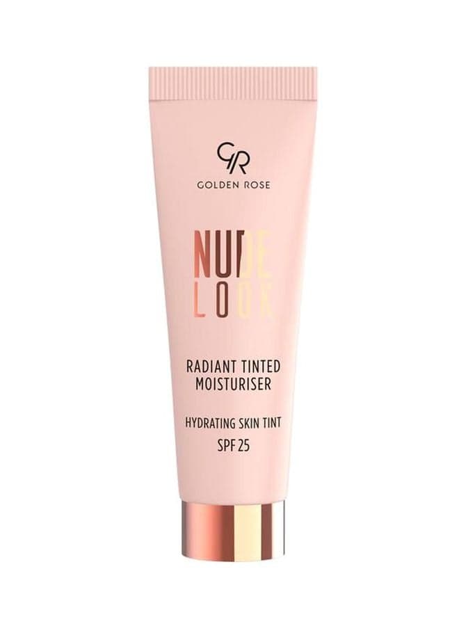Nude Look Radiant Tinted Colour Moisturiser SPF 25 02 Medium Tint
