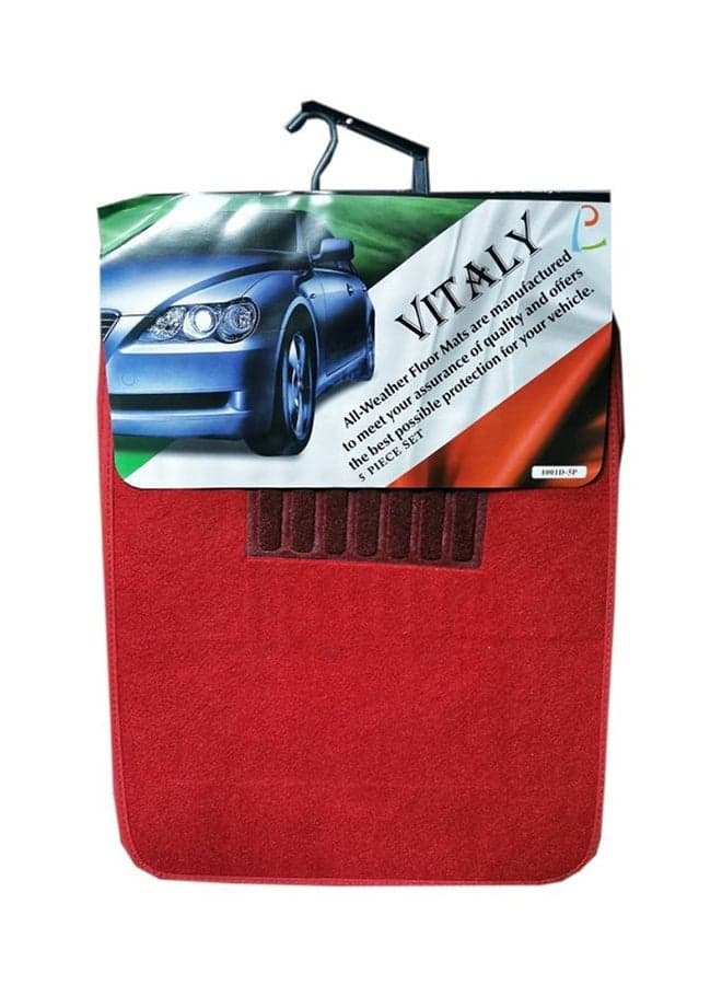 5-Piece Universal Fit Car Floor Mat Set