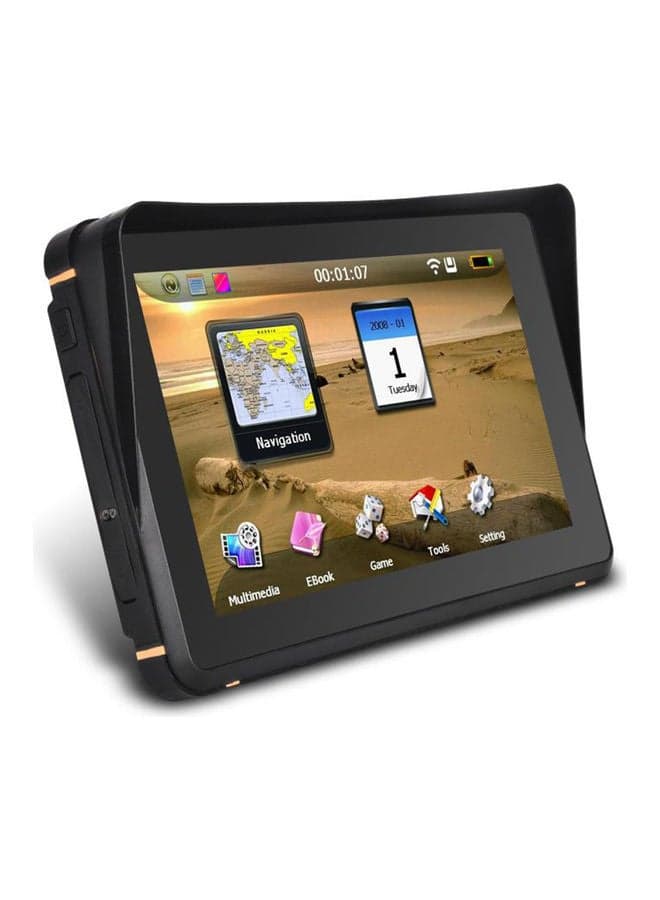 2-In-1 Waterproof Car Navigation GPS System