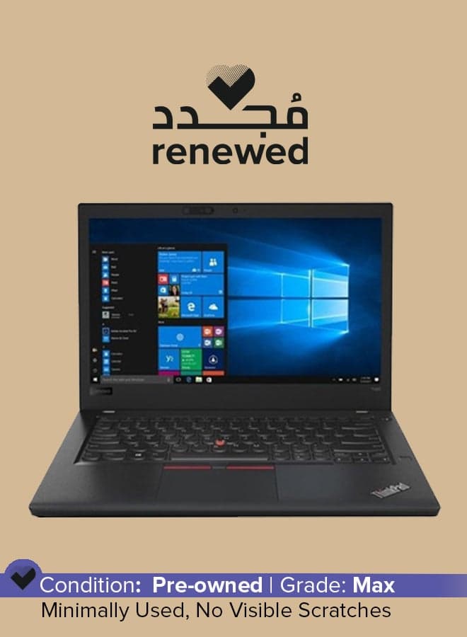 Renewed - Thinkpad T480 Laptop With 14-Inch Display, Intel Core i7 Processor/8th Gen/16GB RAM/512GB SSD/Intel HD Graphics English Black