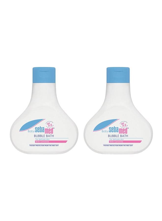 Baby Bubble Bath For Delicate Skin With Camomile, Pack Of 2 - 200 ml
