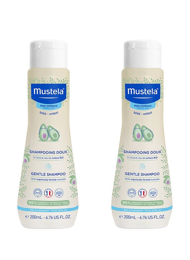 Gentle Baby shampoo With Farmed Avocado, Pack of 2, 200ml+200ml