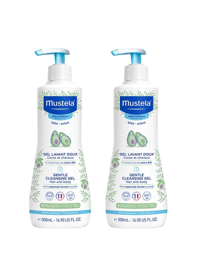 Pack Of 2 Gentle Baby Cleansing Gel, 500ml