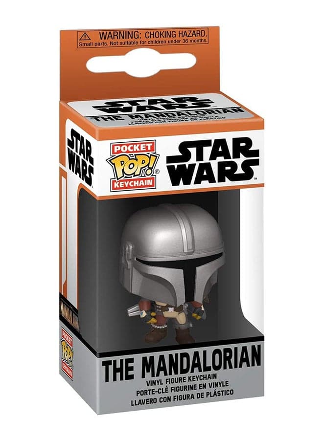 Pocket Pop! Keychain: Mandalorian - Mandalorian , Action Figure - 53045 7.5cm