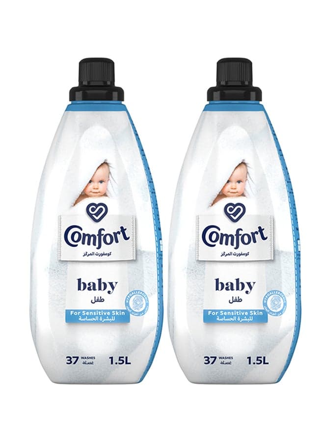 Concentrated Fabric Softener For Sensitive Skin Baby And Whole Family Pack Of 2