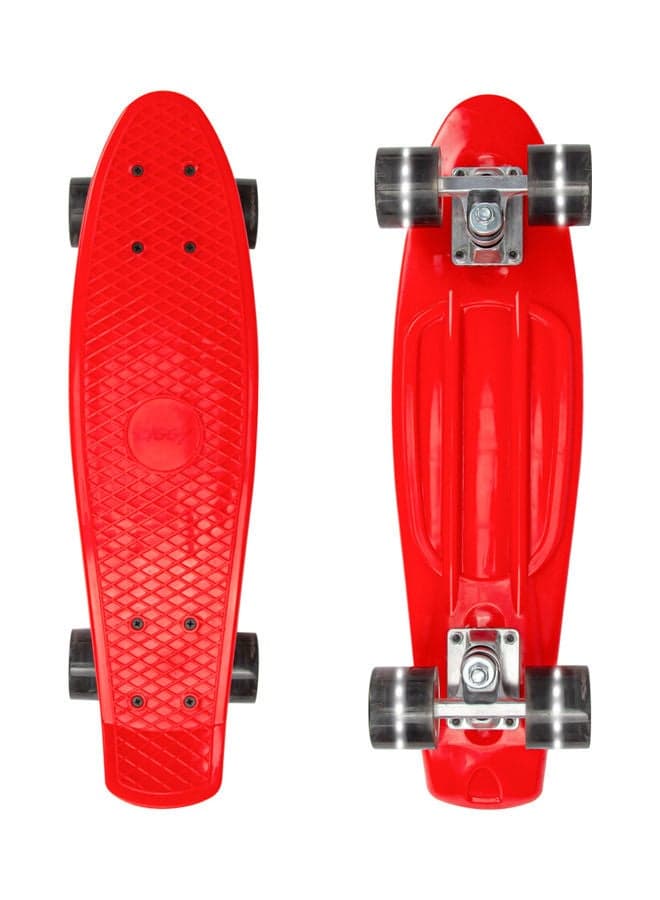 LED Light Up Skateboard for Kids Ages 6-12, Teens and Adults with Strong Aluminum Trucks and Lighted PU Wheels; Mini Cruiser Kid Skateboard for Girls and Boys Beginners 22inch