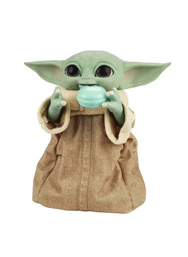 Star Wars Galactic Snackin’ Grogu 9.25-Inch-Tall Animatronic Toy with Over 40 Sound and Motion Combinations and Interactive Accessories