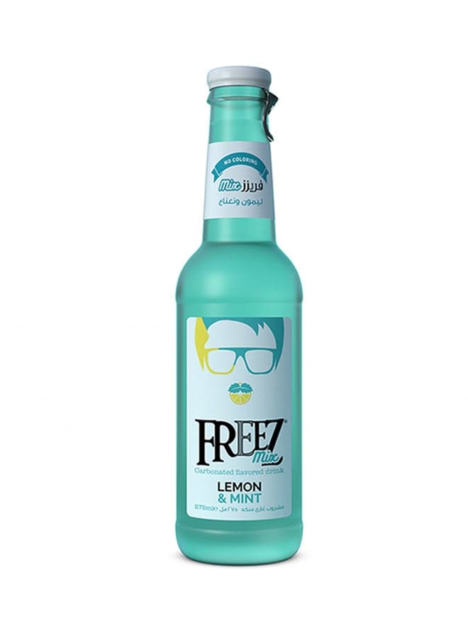 Lemon Mint Mix Soft Drinks Glass Bottle 275ml