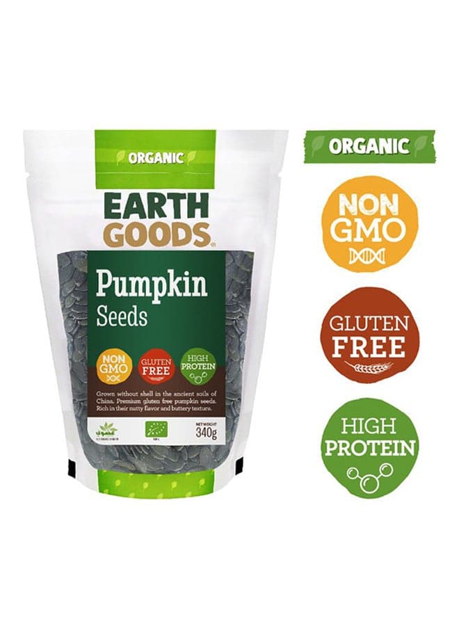 Organic High Protein Gluten-Free Pumpkin Seeds 340grams