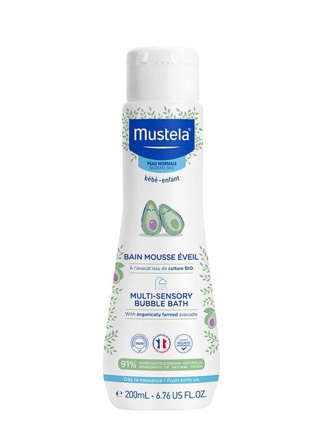 Multi-Sensory Baby Bubble Bath With Organically Farmed Avocado, 200ml - 3504110000000