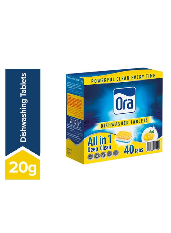 Viva Dishwasher Tablets 40 Piece 20grams