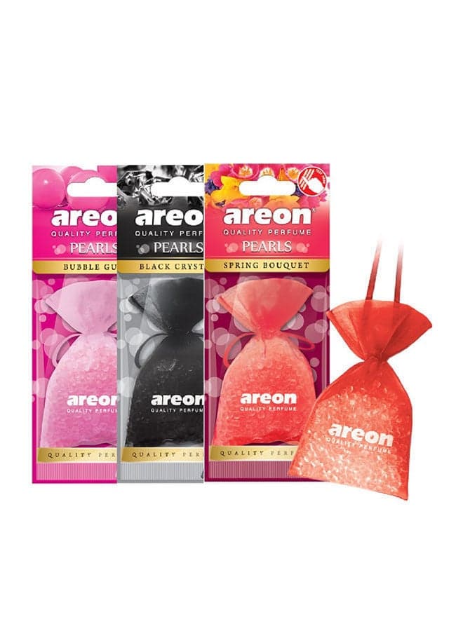 3 Piece Car Perfume Pearls Collection