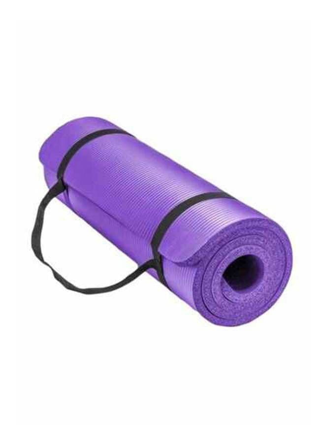Anti-Tear Exercise Mat With Carrying Strap 60x10cm