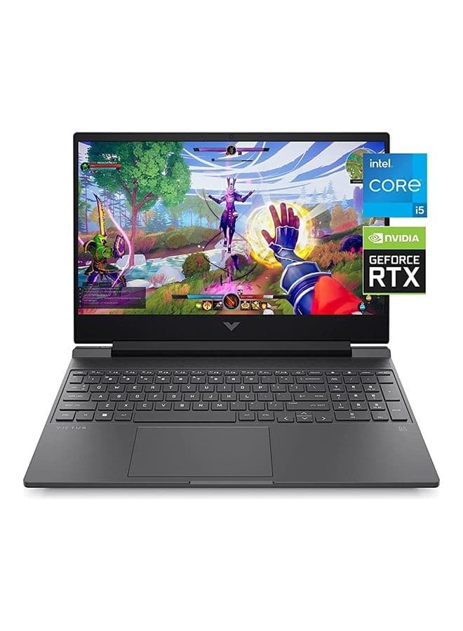 (Upgraded Version) Victus 15 Gaming Laptop With 15.6-Inch FHD Display, 12th Gen Intel Core i5-12500H Processor / 8GB RAM / 512GB SSD / 4GB NVIDIA GeForce RTX 3050 Graphics / Windows 11 Home / English Black