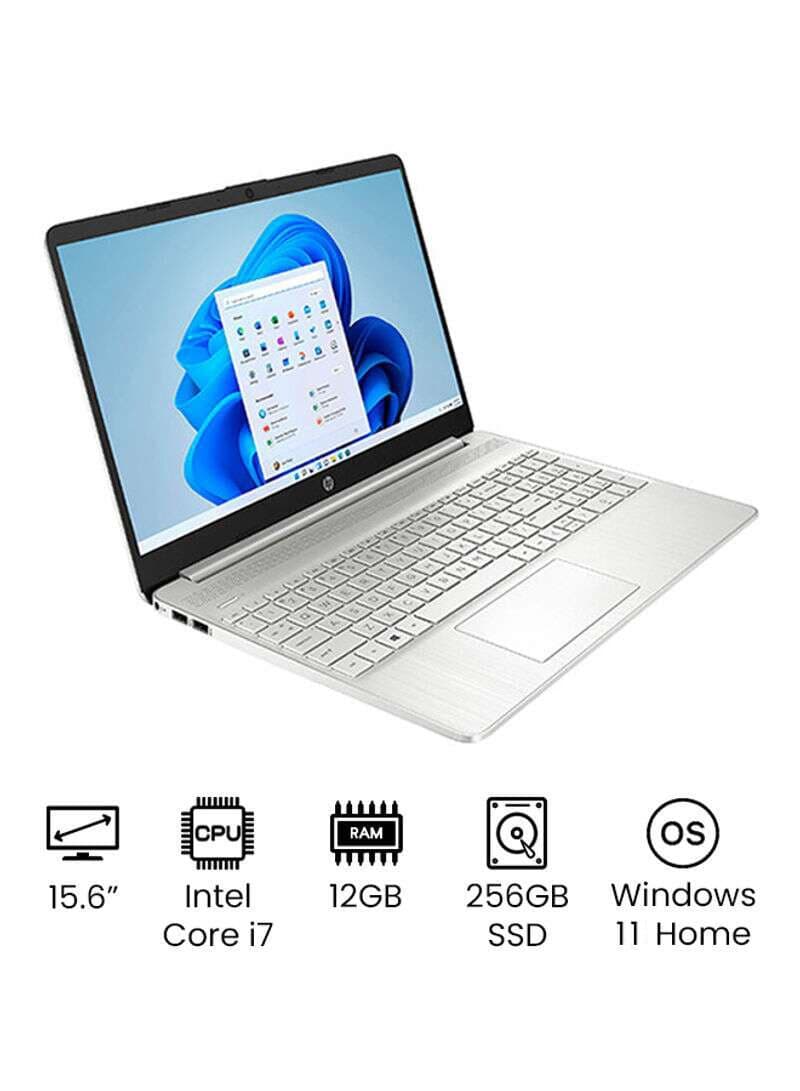 (Upgraded Version) 15-dy2089ms Laptop With 15.6-Inch Full HD Display, Core i7 1165G7 Processor/12GB RAM/256GB SSD/Intel UHD Graphics/Windows 11/International Version English Silver