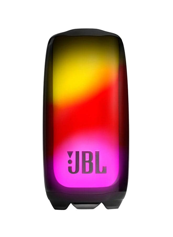 Pulse 5 Portable Bluetooth Speaker With Eye Catching 360-Degree Lightshow Black