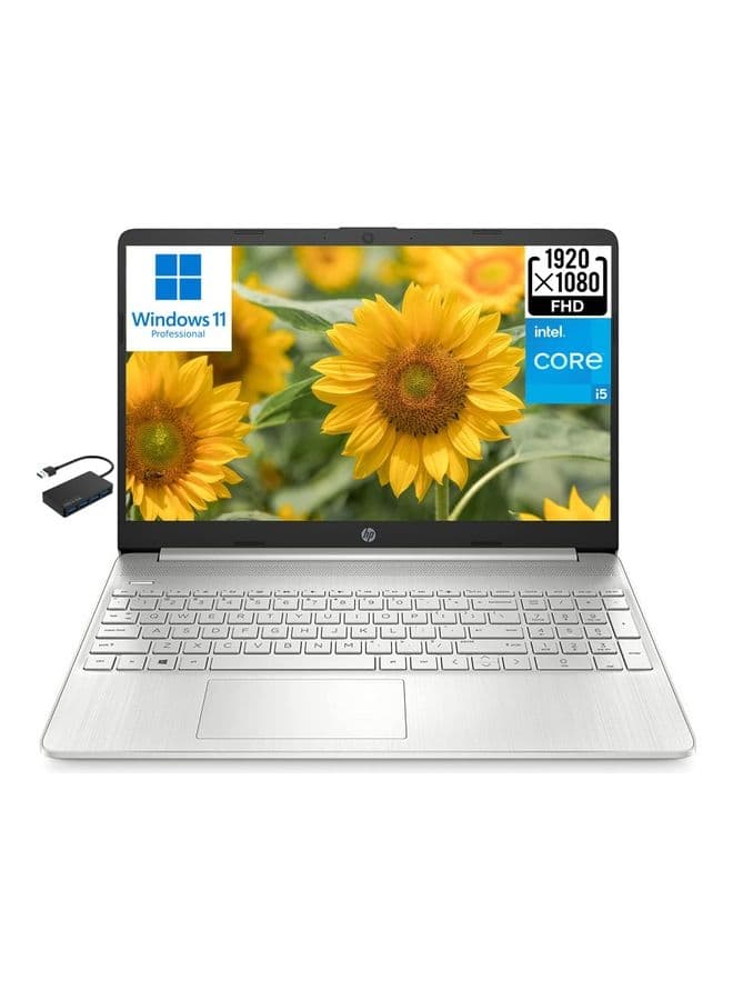 (Upgraded Version) 15-dy2795wm Laptop With 15.6-Inch FHD Display, Core i5-1135G7 Processor/8GB RAM/512GB SSD/Intel Iris Xe Graphics/Windows 11 English Silver