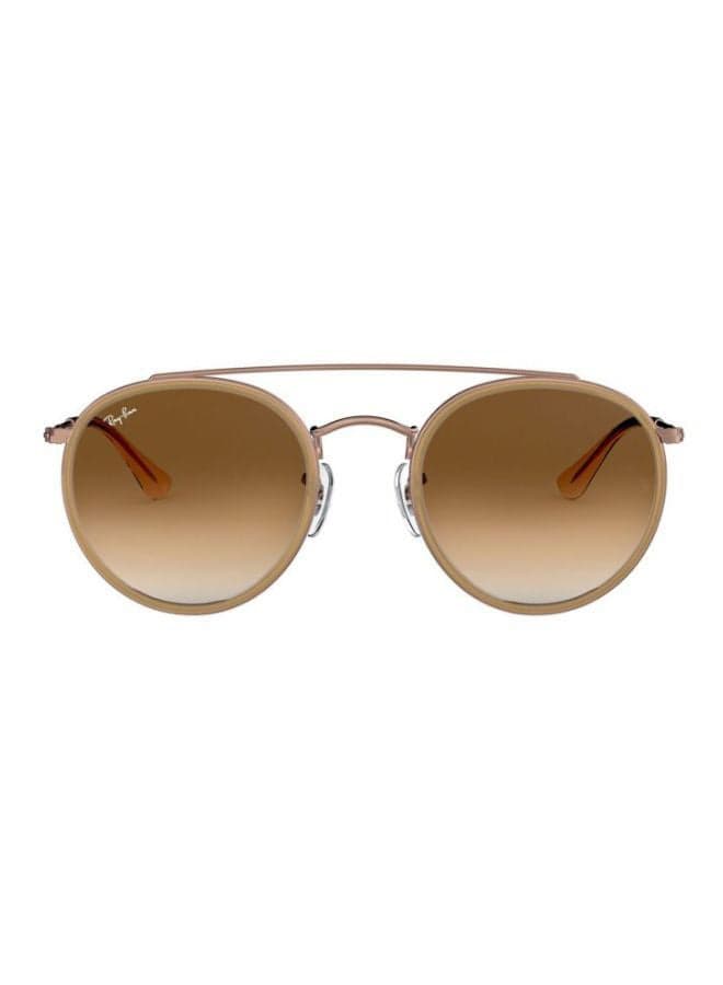 UV Protection Round Sunglasses - RB3647N 907051 - Lens Size: 51 mm - Gold