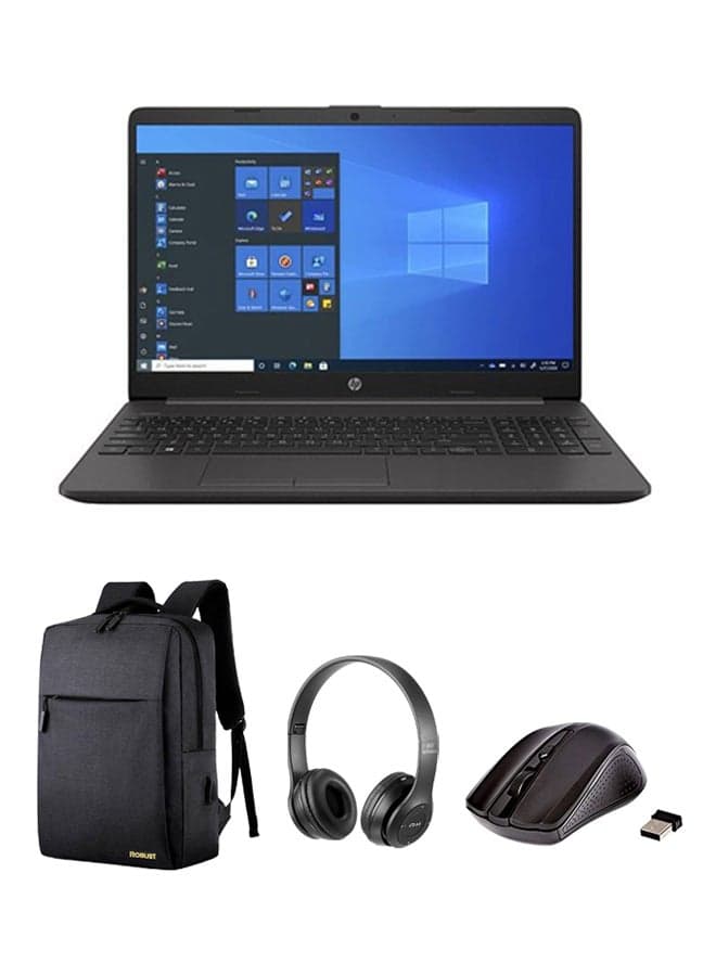 (Upgraded Version) 2022 Newest 250 G8 Business Laptop With 15.6-Inch Display, Celeron N4020 Processor/4GB RAM/256GB SSD/Intel UHD Graphics/Windows 11 With Laptop Bag +Wireless Headphone And Mouse English Black