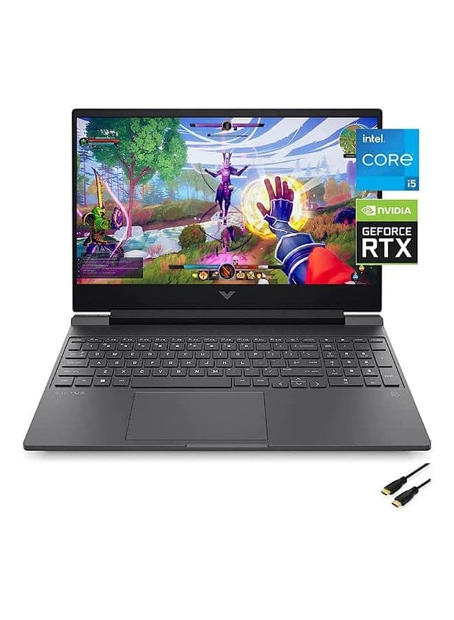 (Upgraded Version) Victus 15 FHD Gaming Laptop With 15.6-Inch Display, CORE i5-12500H Processor /20GB RAM/512GB SSD/4GB NVIDIA GeForce RTX 3050 Graphics Card/Windows 11 Home English Black
