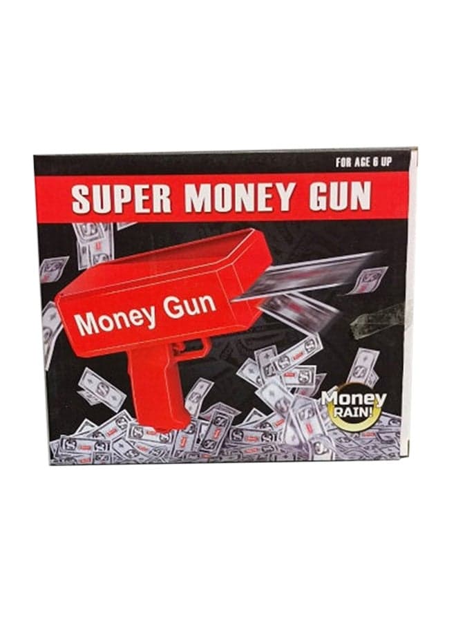 Imaginative Portable Lightweight Fun Loving Entertain For Kids Money Gun With Fake Money Assorted 10x58x24.4cm