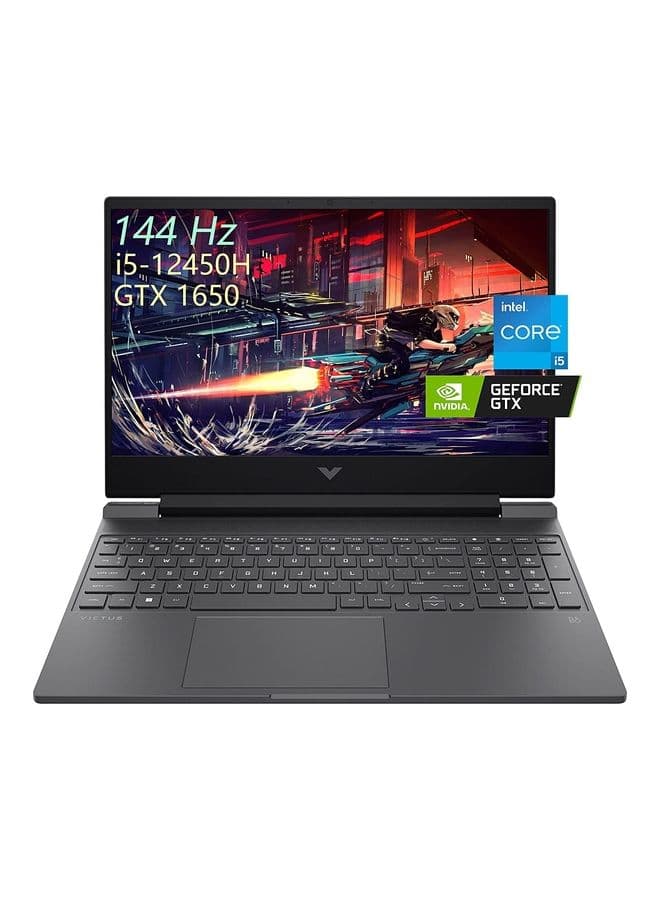(Upgraded Version) Victus ‎15 Gaming Laptop With 15.6-Inch Display, Core i5-12450H Processor/16GB RAM/1TB SSD/4GB Nvidia Geforce GTX 1650 Graphics/Windows 11 Home With Computer Accessories English Black