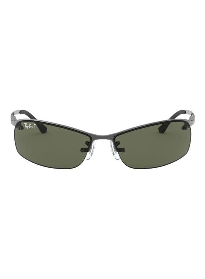 Men's Polarized Semi Rimless Sunglasses - RB3183 - Lens Size: 63 Mm