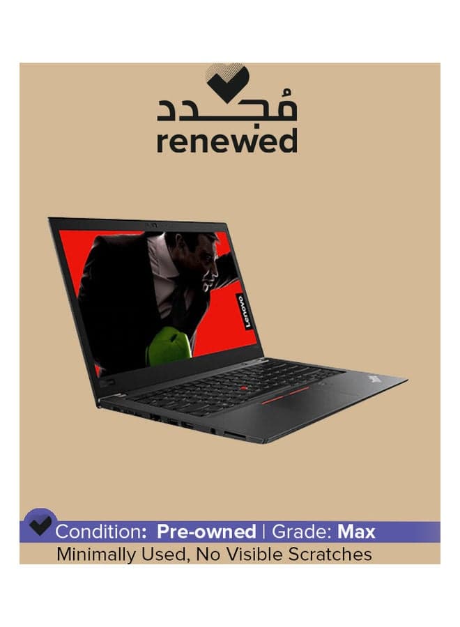Renewed - Thinkpad T480s Laptop With 14-Inch Display,Intel Core i7 Processor/8th Gen/16GB RAM/512GB SSD/Intel HD Graphics English Black