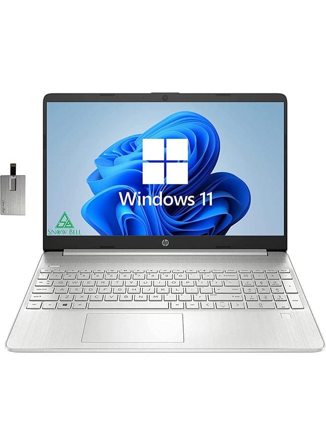 (Upgraded Version) Laptop With 15.6-Inch FHD Display, Core i5-1135G7 Processor/16GB RAM/512GB PCIe SSD/Intel Iris Xe Graphics/Windows 11 + 32GB USB Card English Silver