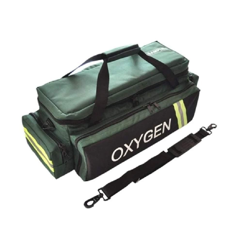 Primacare KB-1088 EMT First Responder Trauma Bag | Empty Deluxe EMS Shoulder Bag | Professional First Aid Kit Bag with 4 Large Compartments for Emergency Medical Supplies