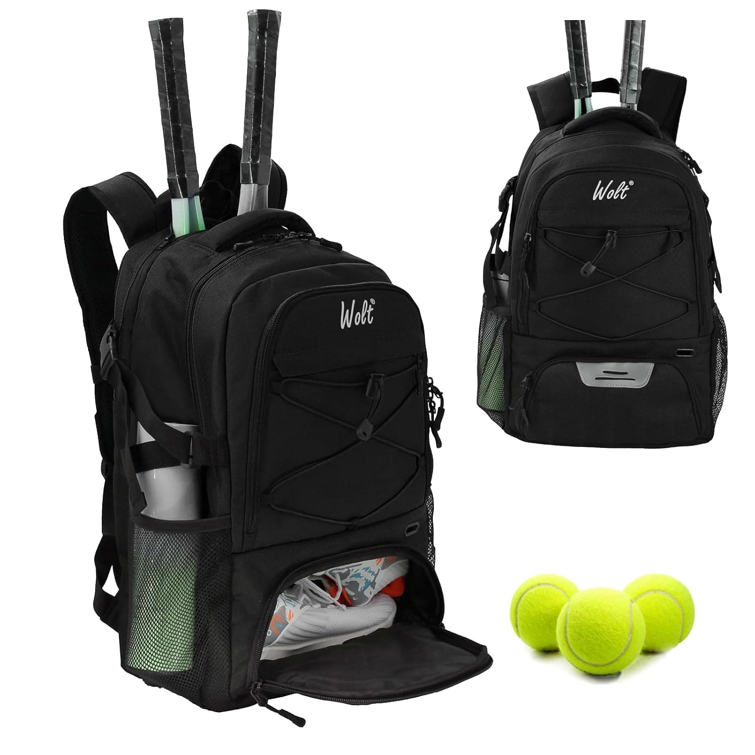 Funny Tennis Racquets and Tennis Balls Sports Headband Wicking Running Sweatband for Yoga Cycling Basketball and Gym Workouts
