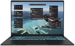 KAIGERR 16Inch Gaming Laptop, AMD Ryzen 7 H255 (8C/16T, Beat R9 6900HX,up to 4.9GHz) 24GB DDR5 RAM 512GB SSD Computer with Radeon 780M,Type-C, WiFi-6, 50.82Wh Battery,Backlit Keyboard for Business