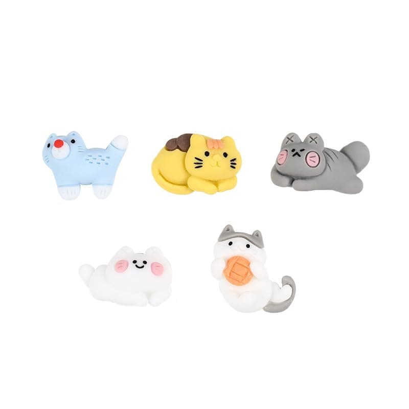 Tazweeq Cat Push Pins, 30pcs Cute Cat Pushpins for Cork Board Photo Memo Paper Menu Maps Drawing Pins