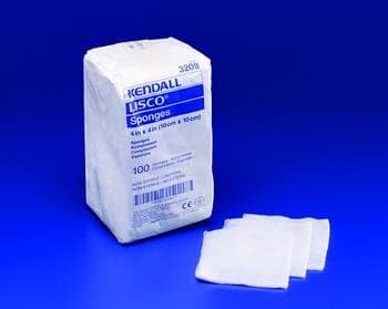 Lisco Sponge - 4" x 4" - 1 package (100 Each)