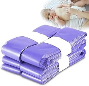 Lonimia 4 Pack Diaper Bucket Refill Cassettes,Refill Foil Diaper Bucket,Disposable Diaper Bags,Anti Odor Refill Foils Diaper Bucket, Refill Pack Compatible with All Diaper Buckets
