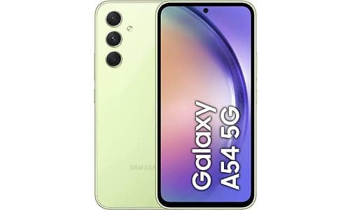 Samsung Galaxy A54 SM-A5460 Dual-SIM STANDARD EDITION 128GB ROM + 6GB RAM (Only GSM | No CDMA) Factory Unlocked 5G Smartphone (Awesome Lime) - International Version
