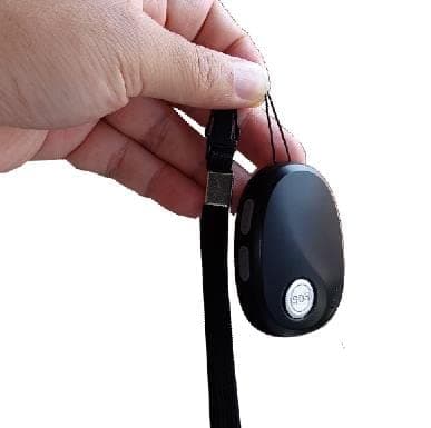 SkyAngel~Wave | One Payment for Life | Mobile Cellular Alert | Fall Detection | Waterproof | Call and Speak to 911 | Life Guardian Alert Two Way Voice | No Subscription | No Cellphone Needed (Black)