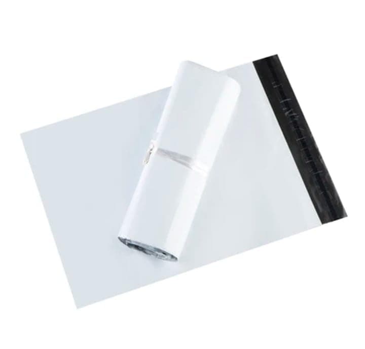 GMQG 100PCS PolyMailers Envelopes, White Shipping Poly Mailer Bags with Self Adhesive Sealing, Multipurpose envelope, Commerce Packaging & Shipping bags (40X50cm)