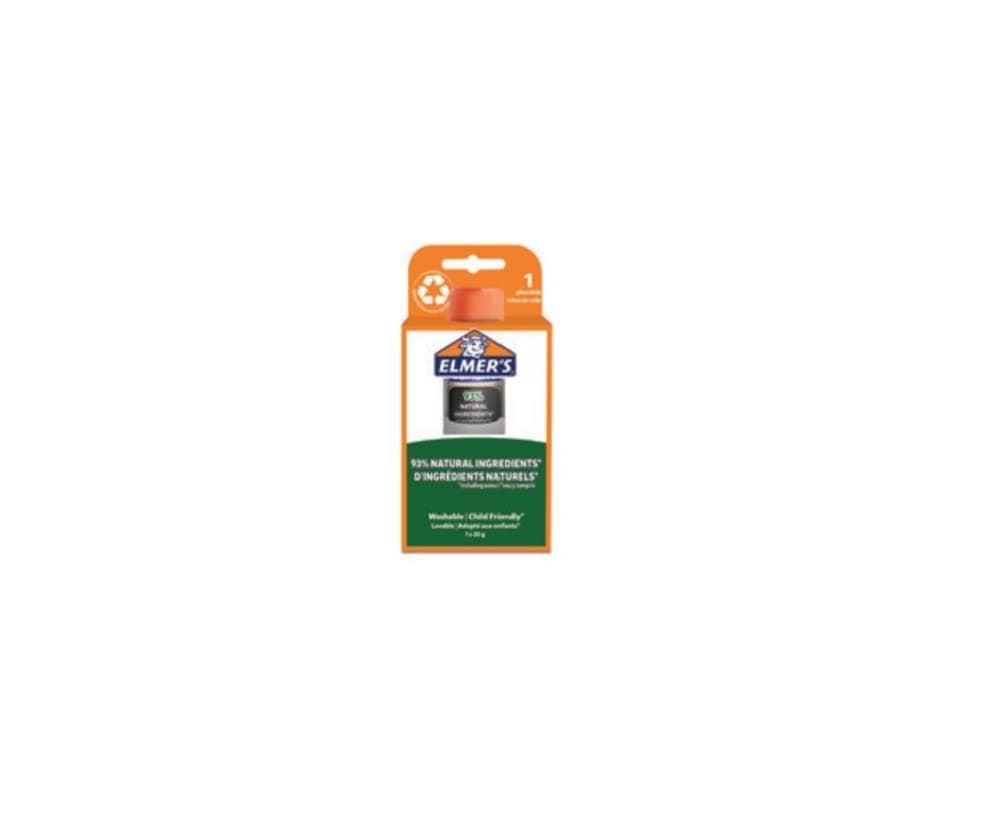 Elmer’s Glue Stick 20g, 93% Natural Ingredients, Washable Formula, Ideal for School Projects, Arts, and Crafts