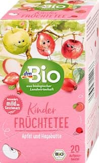 Children's Tea, Fruit with Apple and Rosehip (20..., 40 g - DM Deutschland Brand - Compatible with dmbio - Children's Tea, Fruits with Apple and Rosehip (20..., 40 g)