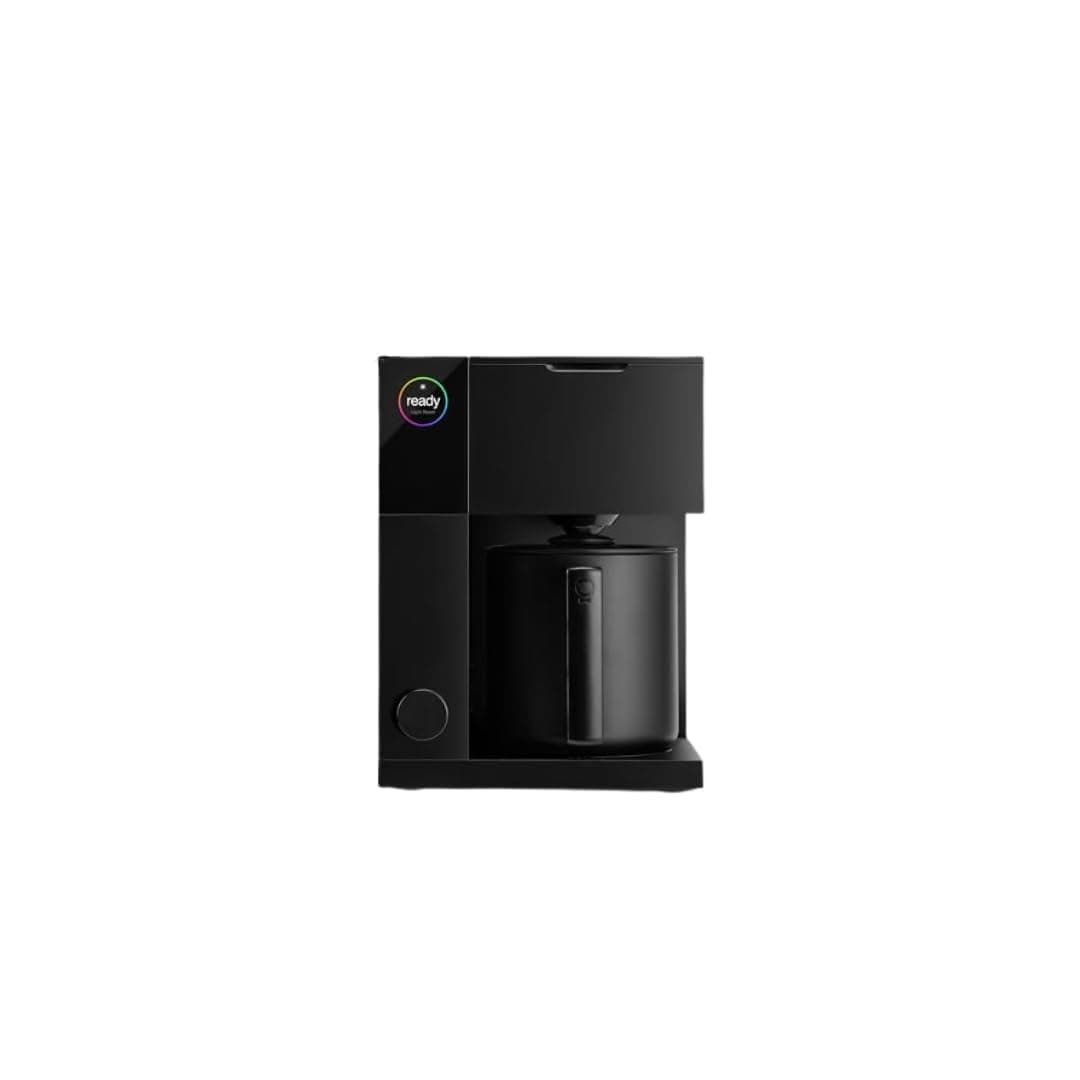 Fellow Aiden Precision Drip Coffee Maker, Thermal Carafe, Perfect Temperature Control, Bloom Cycle, Single Serve to 10 Cup Capacity, Matte Black