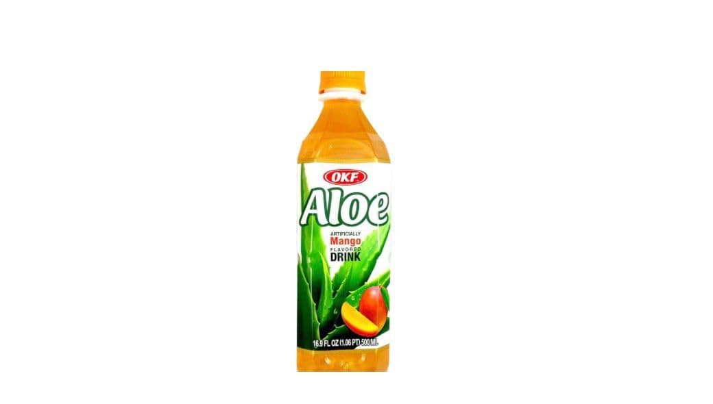 Natural Mango Aloe Vera Drink | Real Cactus Pieces 500ml