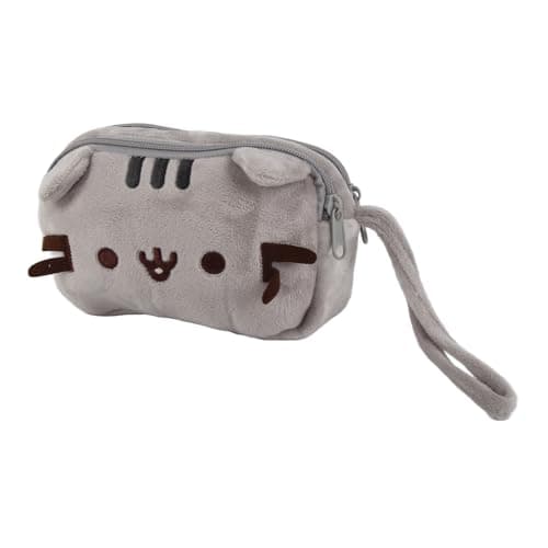 Pencil Pouch, Pencil Bag Cute Pencil Cases Universal Kitten Toiletry Bag Cute Stylish Soft Canvas Multi Purpose Cat Makeup Bag for Outing Travel Office