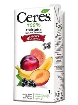 SEASON'S TREASURES COCTAIL JUICE "CERES" (CARTOON OF 12 PACKS)